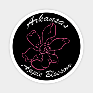 Arkansas - Apple Blossom Magnet